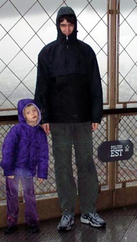 Rory Bell and Rachel Brockbank Eiffel Tower
