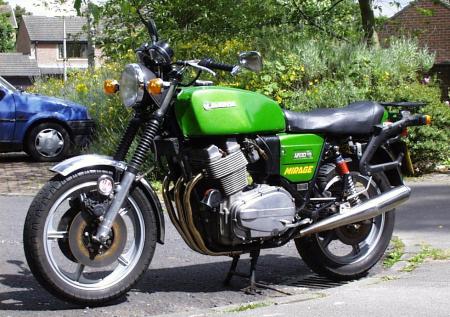 Laverda Mirage at home, July 99