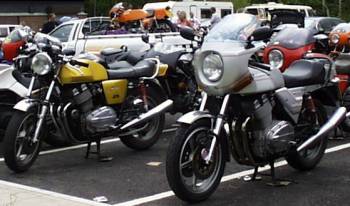 Silver 1200TS with Gold Jota behind